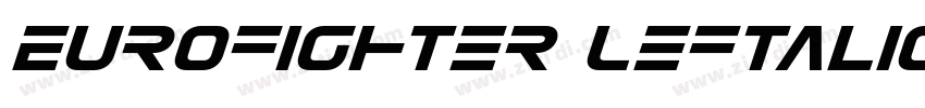 Eurofighter Leftalic字体转换